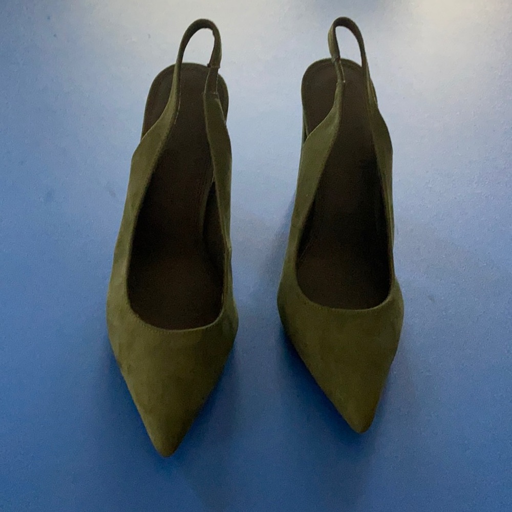 Green Heels Asos Design size 8